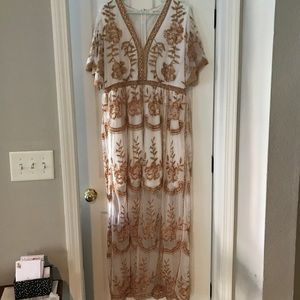 Altar’d State -A Beautiful Soul Leadore Maxi Dress